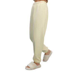 Neiwai Classic Cozy Fleece Pajama Pants 2.0 Alabaster Gleam Sz XS PET (US 0)